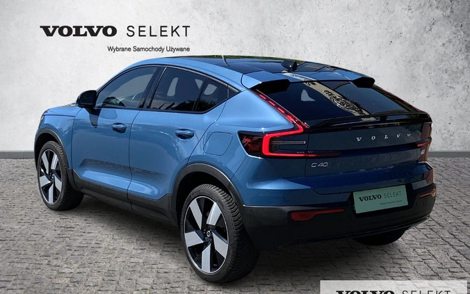 Volvo C40 cena 189900 przebieg: 9410, rok produkcji 2022 z Toruń małe 596